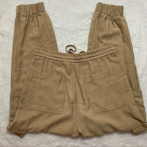 ZARA | Tan cargo joggers size M - Picture 5 of 8